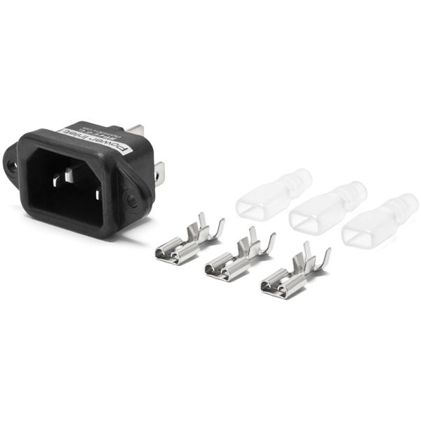 OYAIDE　POWER INLET PP　インレット+ファストン端子3個セット　オヤイデ　POWE...