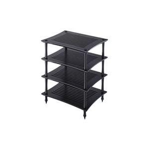 【代引き不可】QUADRASPIRE　Q4DVB/BK（ブラックポール・ブラック)　AVラック　クア...