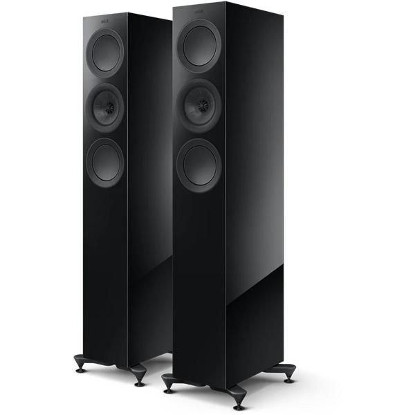 KEF　R5 Meta/BG（ブラックグロス・2本1組）　スピーカー