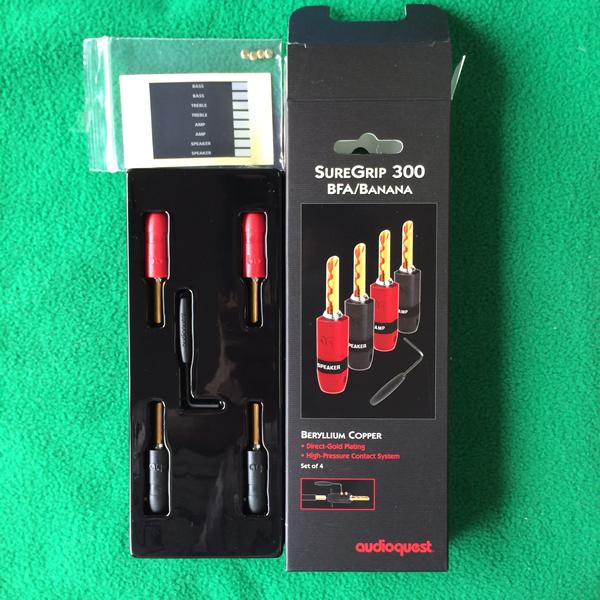 【即納！】audioquest　SG-BFA/P SET4（4個1組）　バナナプラグ　オーディオクエ...