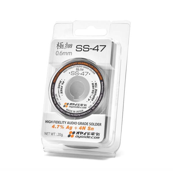 【即納！】OYAIDE　SS-47 0.6mm 20g　オーディオ用ハンダ　極細　SS47　オヤイデ