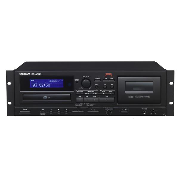 TASCAM (タスカム) CDプレーヤー/カセット・USBメモリーレコーダー CD-A580 v2
