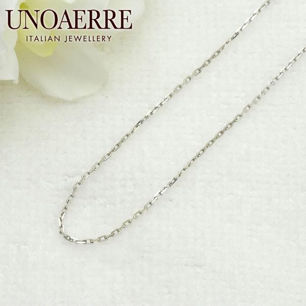 ウノアエレ【UNOAERRE】K18WGホワイトゴールド ネックレス チェーン　#3058