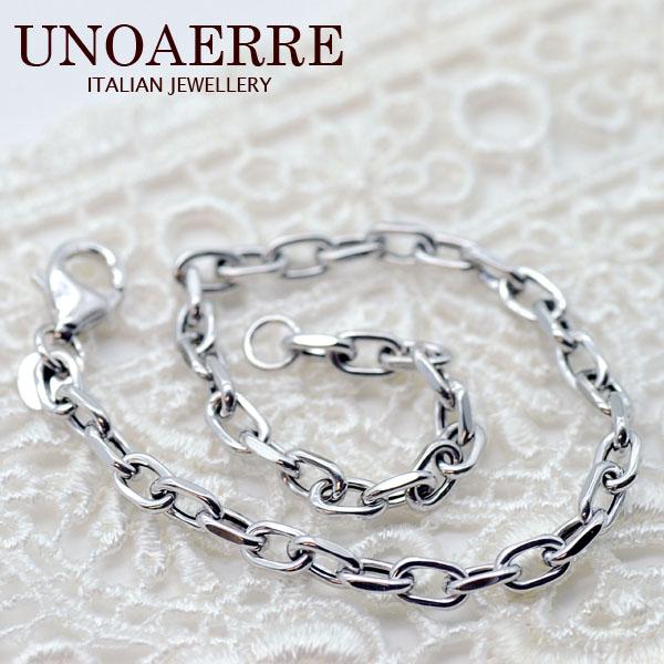 ウノアエレ 【UNOAERRE】　K18ホワイトゴールド ブレスレット　31484#3106