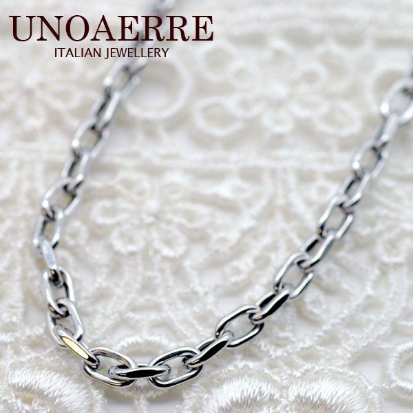 ウノアエレ 【UNOAERRE】　K18 ホワイトゴールド  ネックレス 31463#4281