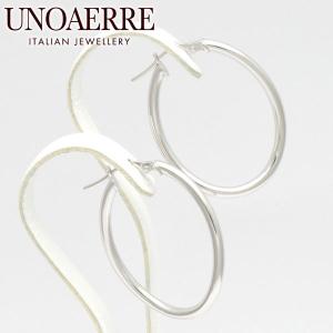 UNOAERRE（ウノアエレ） 750刻印 フープピアス ゴールド レディース