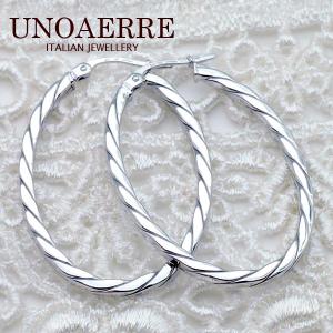 UNOAERRE（ウノアエレ） UNOAERRE K18YGイエローゴールド フープピアス