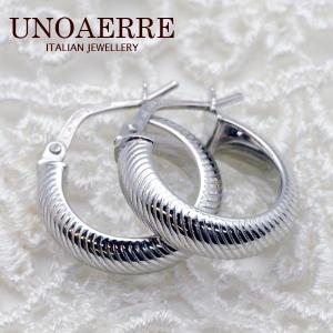 UNOAERRE（ウノアエレ） 750刻印 フープピアス ゴールド レディース