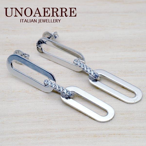 ウノアエレ【UNOAERRE】SILVER ピアス 25956#7033