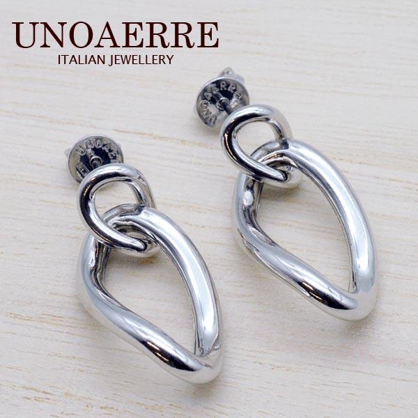 ウノアエレ【UNOAERRE】SILVER ピアス 25708#7034