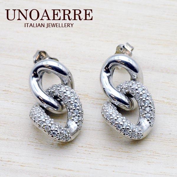 ウノアエレ【UNOAERRE】SILVER ピアス 25706#7035