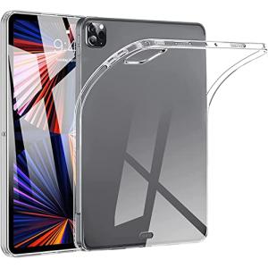iPad Pro 12.9 対応 TPU背面カバー 透明ケース 2020 2021 クリア仕様 第二世代 本体保護にPencilワイヤレス充電対の商品画像