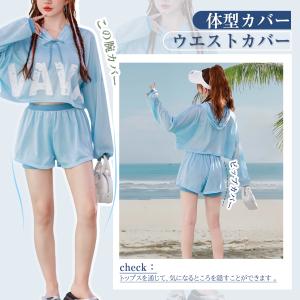 レディース水着 セット 体型カバー タンキニ ...の詳細画像4