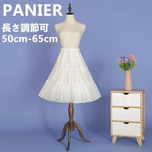 どんなドレスもふわふわに！パニエ 子供 50-65cm ロングドレス ふわふわ キッズ 女の子 発表会 ドレス ペチコート 白 ピアノ 発表会 LHT