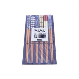 MILMIL デザイン箸６膳セット ６柄 竹 和紙 滑り止め加工