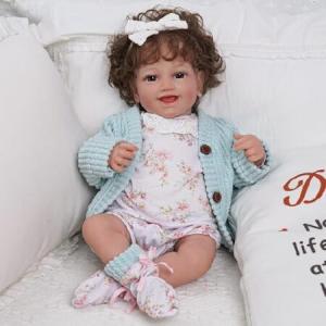 BABESIDE 生きているようなリボーンベビードール - 20インチ リアルな新生児人形 リアルライフドール 赤ちゃん 女の子 茶色の目 授乳キット付き ギフトボックス｜aurinkousa