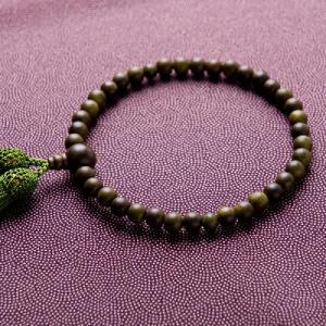 数珠 女性用 京念珠 緑檀 尺二玉 共仕立 正...の詳細画像2