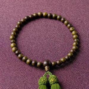 数珠 女性用 京念珠 緑檀 尺二玉 共仕立 正...の詳細画像5