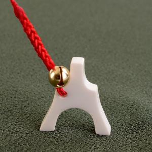 琴柱ストラップ キーホルダー 箏柱 根付 生田...の詳細画像3