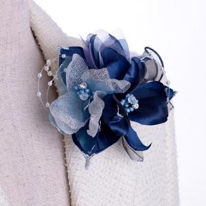 コサージュ 日本製サテンパール芙蓉291 結婚...の詳細画像3