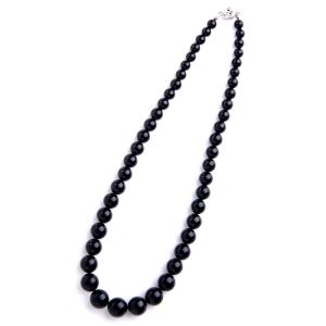 aurora 18インチ 10mm 花珠南洋黒蝶オーロラ本貝パール ネックレス