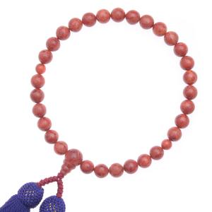 本珊瑚 女性用数珠 共仕立て 二連 二輪 本式 八宗 白珊瑚 ピンク珊瑚