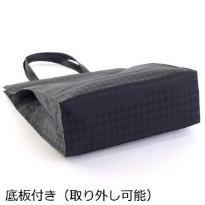 縦型ダイヤ柄リボンフォーマルサブバッグ A4対...の詳細画像3