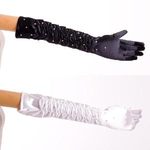 aurora スーパーフィット60cmウェディンググローブ 日本製 サテン超