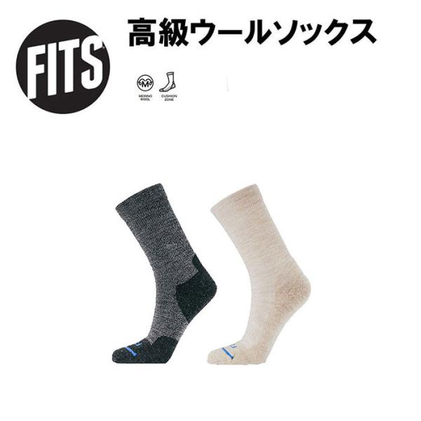 【フィッツ FITS】ライトハイカークルー 靴下 メリノウールソックス 登山 ハイキング made ...