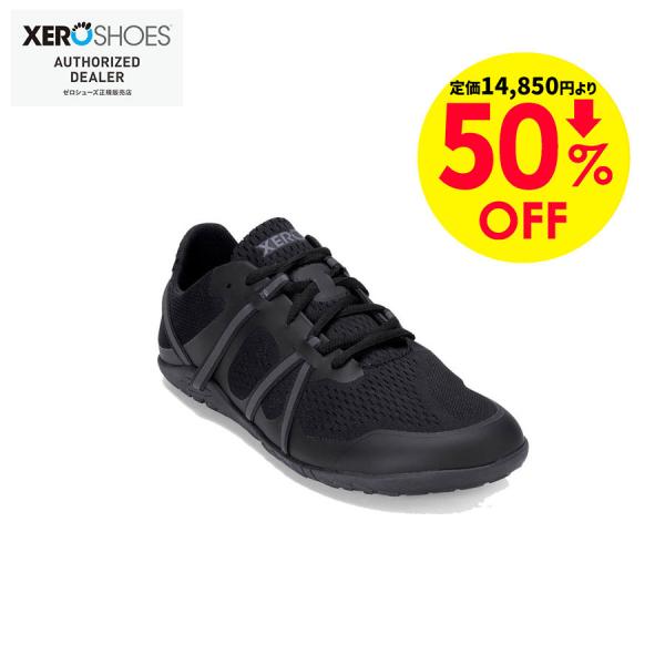 50%OFF！送料無料【ゼロシューズ XEROSHOES】W'sスピードフォースII  ブラック ベ...