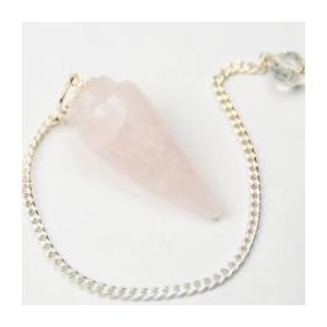 ローズクォーツペンジュラム（ラディッシュ）　フーチ　振り子　占い　リーディング　ペンデュラム