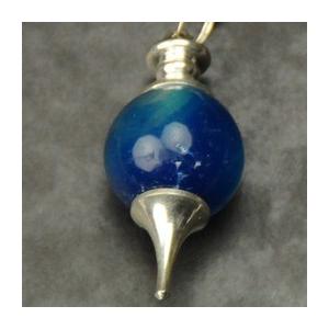 ブルーアゲートペンジュラム（ポイント）　フーチ　振り子　占い　リーディング　ペンデュラム