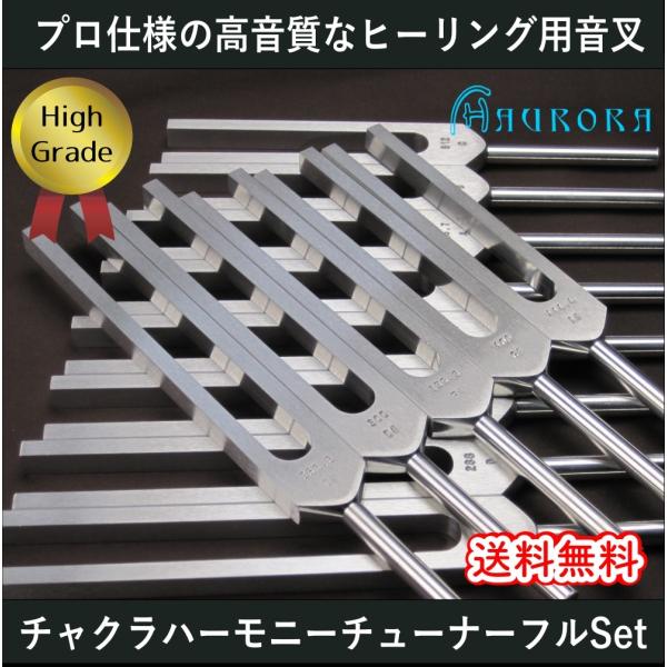 チャクラハーモニーチューナー（ヒーリング音叉）13本フルセット ハイグレード　Made in USA