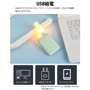LEDライト ナイトライト 2個セット 揺らめ...の詳細画像3