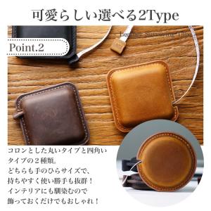 メジャー 本革 テープメジャー 巻尺 おしゃれ...の詳細画像2