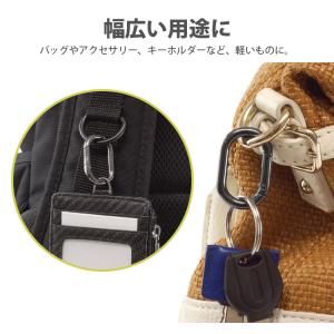 カラビナ 楕円型 楕円形 キーリング オーバル...の詳細画像4