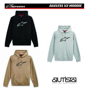 アルパインスターズ  パーカー フーディー AGELESS V2 HOODIE アパレル alpinestars 2024年継続モデル｜autista-s