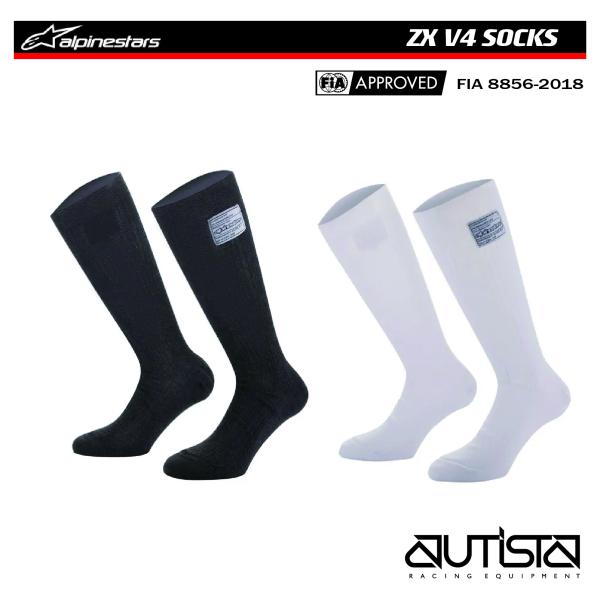 アルパインスターズ 耐火ソックス ZX V4 SOCKS FIA8856-2018公認 4輪用 al...