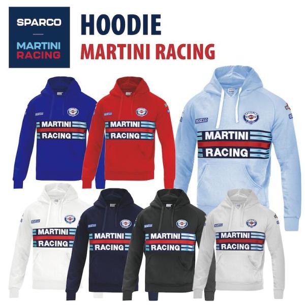 Sparco MARTINI RACING HOODIE スパルコ マルティニ レーシング フーディ...