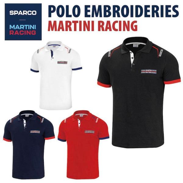 Sparco MARTINI POLO EMBROIDERIES スパルコ マルティニ レーシング ...