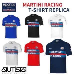 Sparco MARTINI T-SHIRT REPLICA スパルコ マルティニ レーシング Tシャツ レプリカ 半袖　 レーシングウェア｜autista-s