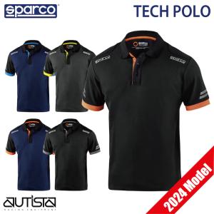 スパルコ ポロシャツ TECH POLO 2024年新色追加 Sparco チームウェア アパレル｜autista-s