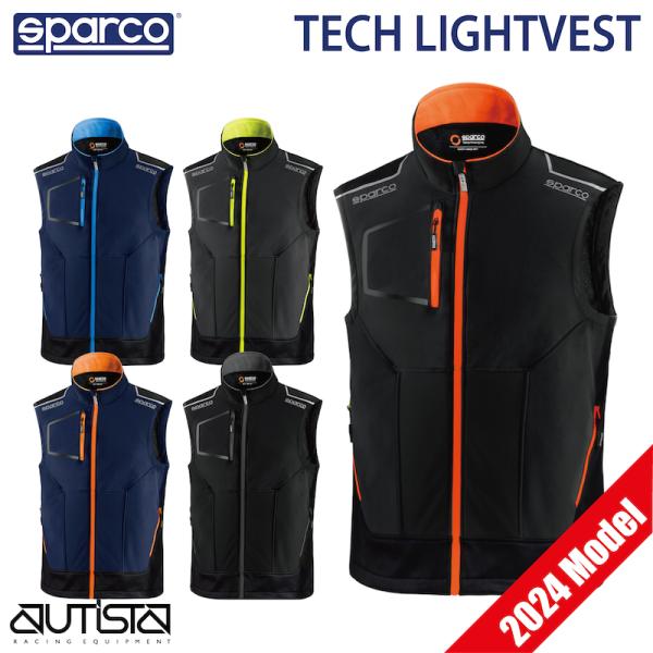 スパルコ ベスト TECH LIGHTVEST 2024年新色追加 Sparco チームウェア アパ...