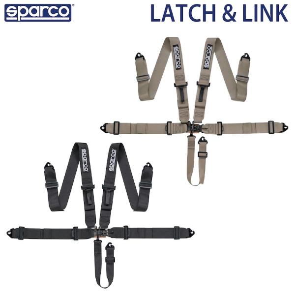 スパルコ レーシングハーネス LATCH &amp; LINK 04806SFI FSI規格 5点式 シート...