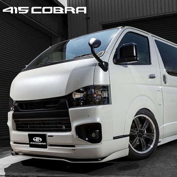 415コブラ 【ナロー】 バッドフェイスボンネットBy2 FRP 未塗装 1-6型 ハイエース 20...