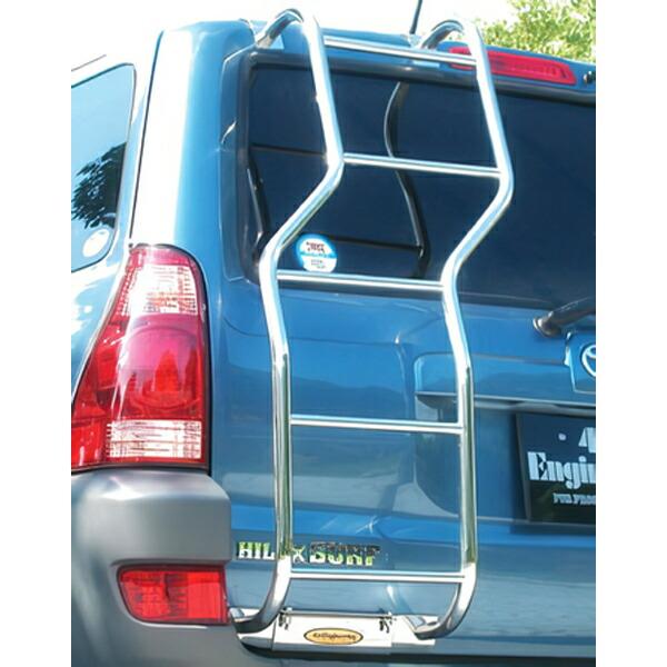 4x4エンジニアリング リアラダー SUS304ステンレス ハンドバフ仕上げ ハイラックス サーフ ...