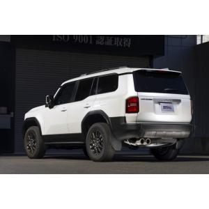 ランクル100 UZJ100W ステンマフラー 100Φ 左右4本カールテール : ビー 
