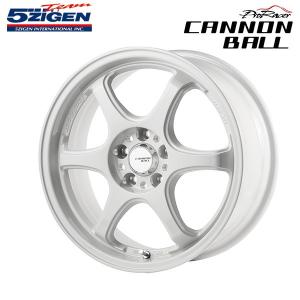 5ZIGEN CANNONBALL 5次元 キャノンボール 16インチ 4本 7J5HPCD100+37 ホワイト レガシィ プリウス レクサスCT等　(VHJ396) CANNONBALL | 5ZIGENインターナショナル株式会社