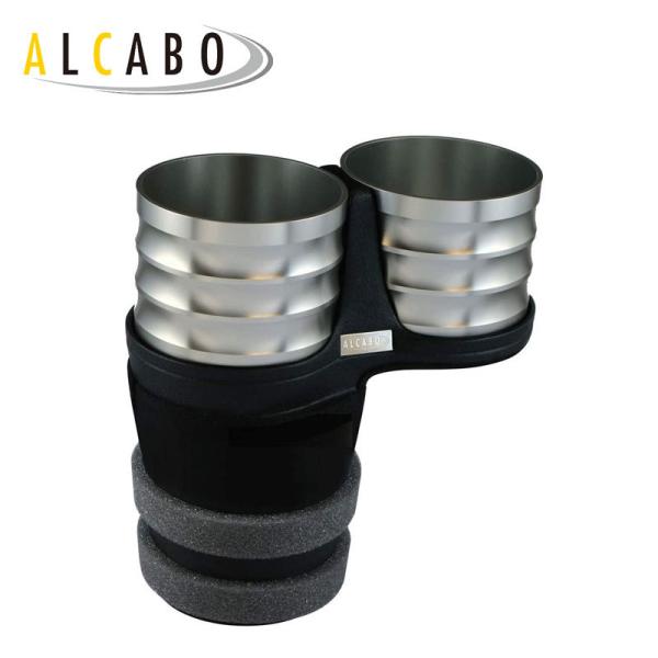 ALCABO アルカボ ドリンクホルダー NISSAN GT-R R35 2007年〜 シルバーカッ...