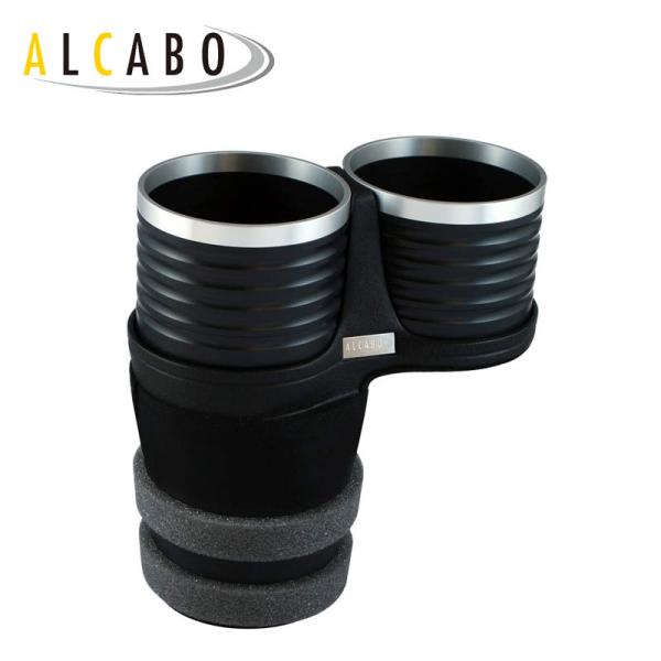 ALCABO アルカボ ドリンクホルダー NISSAN GT-R R35 2007年〜 ブラック/リ...